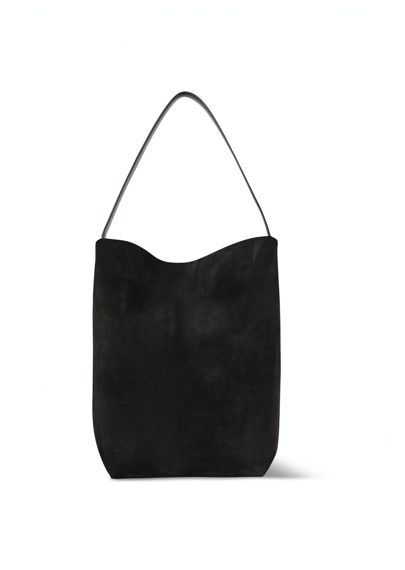 The Row - Medium N/S Park Suede Tote - Black - OS - Moda Operandi