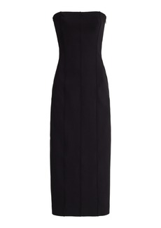 The Row - Melonia Strapless Scuba Maxi Dress  - Black - XL - Moda Operandi