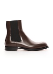 The Row - Novus Leather Chelsea Boots - Brown - IT 36 - Moda Operandi