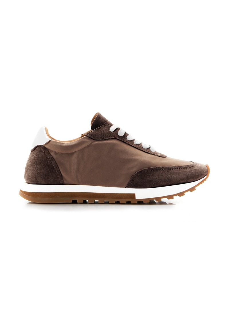 The Row - Owen Suede-Trimmed Nylon Runner Sneakers - Brown - IT 39 - Moda Operandi