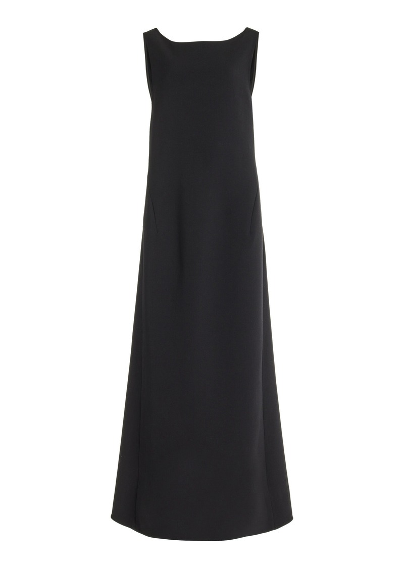 The Row - Rhea Wool-Blend Maxi Dress - Black - S - Moda Operandi