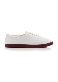 The Row - Sam Cotton-Canvas Sneakers - White - IT 40 - Moda Operandi