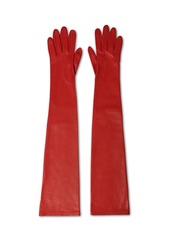 The Row - Simon Leather Gloves - Black - L - Moda Operandi
