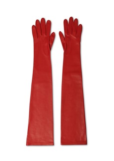 The Row - Simon Leather Gloves - Red - L - Moda Operandi