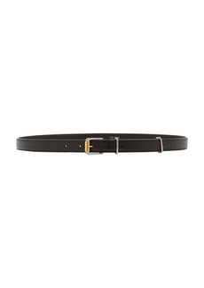 The Row - Slim Leather Belt - Brown - S - Moda Operandi