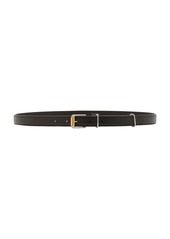 The Row - Slim Leather Belt - Brown - M - Moda Operandi