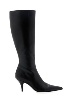 The Row - Sling Leather Boots - Black - IT 39 - Moda Operandi