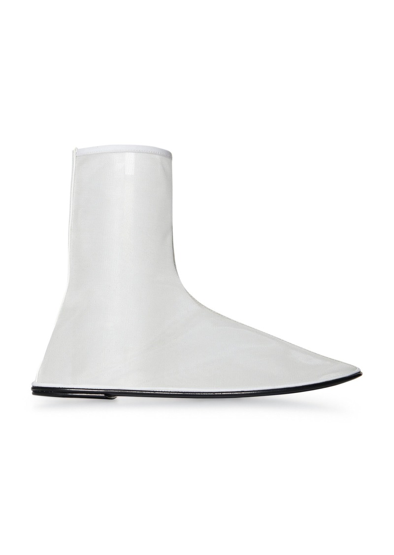 The Row - Sock Mesh Ankle Boots - White - IT 36 - Moda Operandi