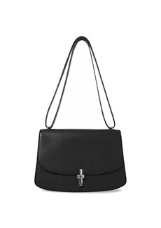 The Row - Sofia 10 Leather Shoulder Bag - Black - OS - Moda Operandi