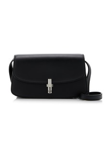 The Row - Sofia E/W Leather Crossbody Bag - Black - OS - Moda Operandi