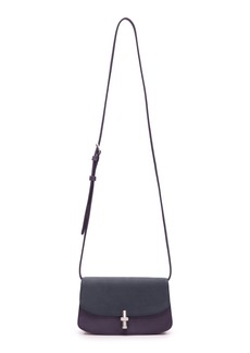The Row - Sofia E/W Leather Crossbody Bag - Blue - OS - Moda Operandi