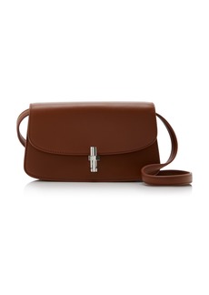 The Row - Sofia E/W Leather Crossbody Bag - Brown - OS - Moda Operandi