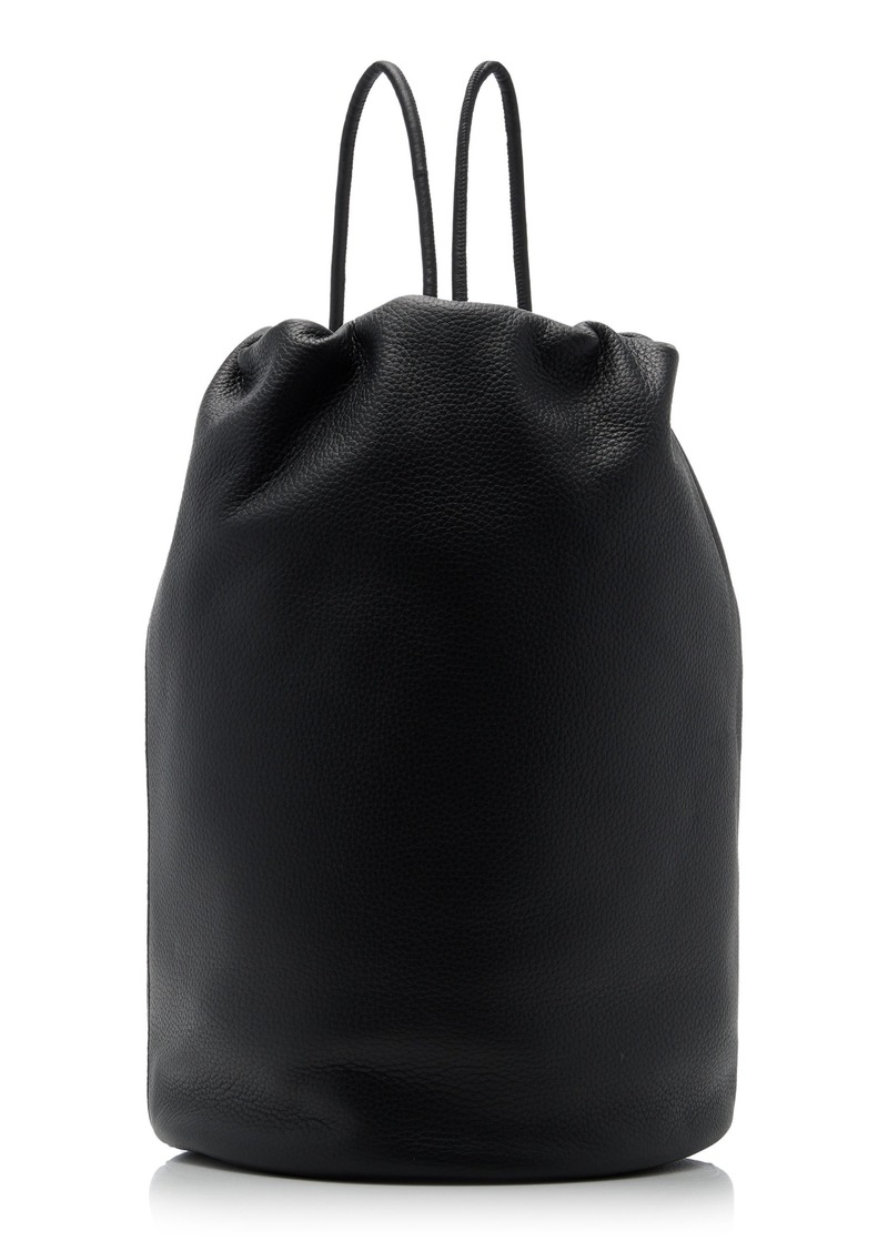 The Row - Sporty Leather Backpack - Black - OS - Moda Operandi