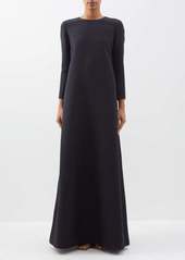 The Row - Stefos Wool-blend Gown - Womens - Black