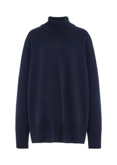 The Row - Stepny Wool-Cashmere Turtleneck Sweater - Navy - L - Moda Operandi
