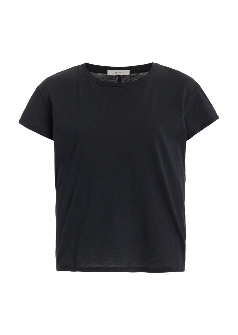 The Row - Tori Cotton T-Shirt - Black - XS - Moda Operandi