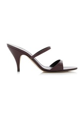 The Row - Vika Leather Sandals - Black - IT 36 - Moda Operandi