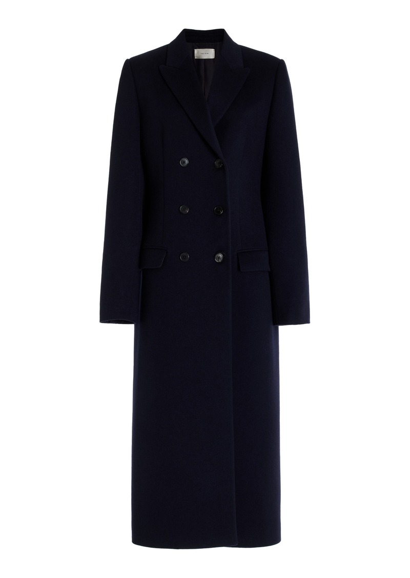 The Row - Woody Cashmere Coat - Navy - US 4 - Moda Operandi