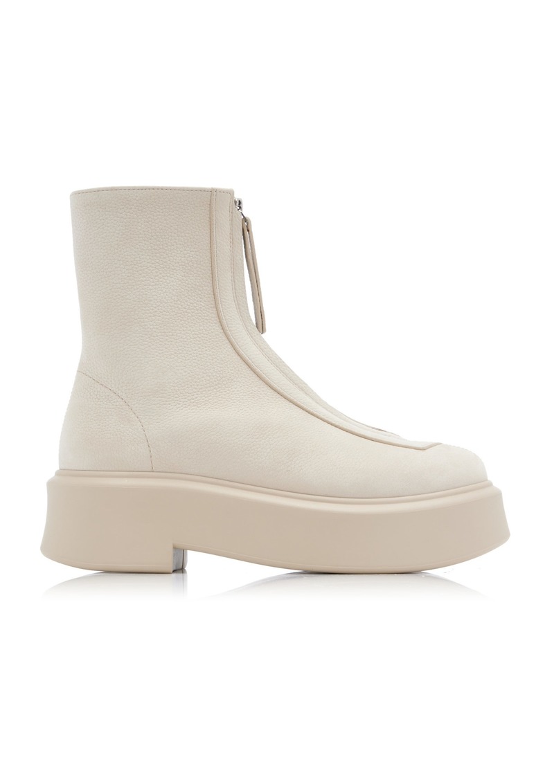 The Row - Zipped Boot I - Ivory - IT 39 - Moda Operandi