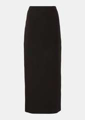 The Row Bartelle wool twill maxi skirt