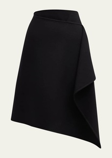THE ROW Bartellina Cashmere Drape Skirt