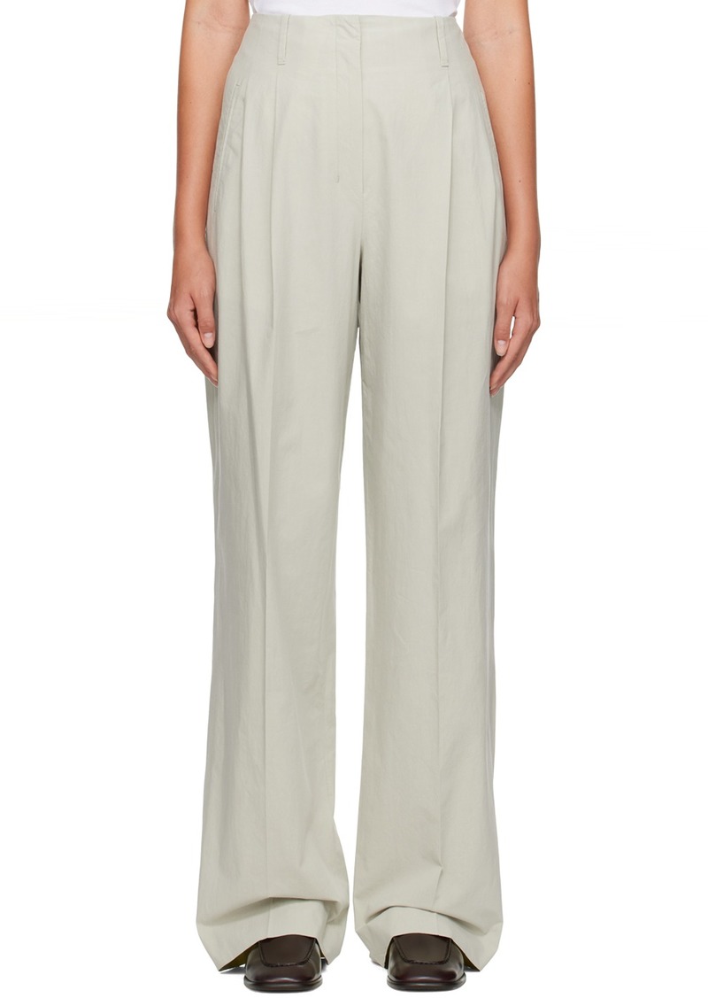 The Row Beige Gaugin Trousers