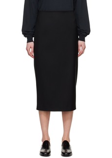 The Row Black Bartellette Midi Skirt