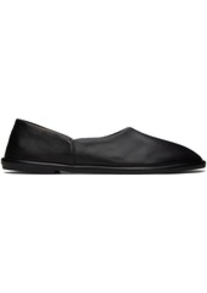 The Row Black Canal Ballerina Flats