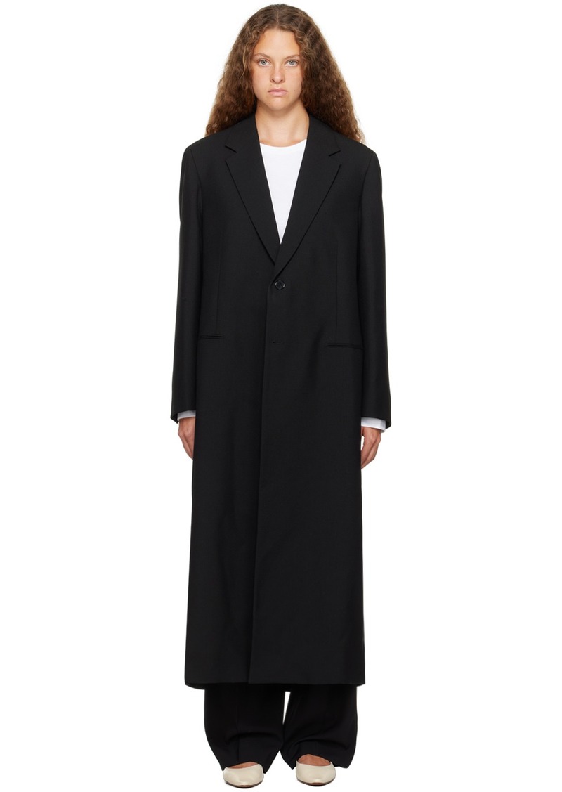 The Row Black Cheval Coat