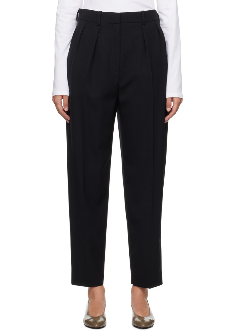 The Row Black Corby Trousers