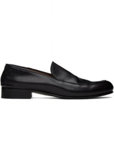 The Row Black Flynn Loafers