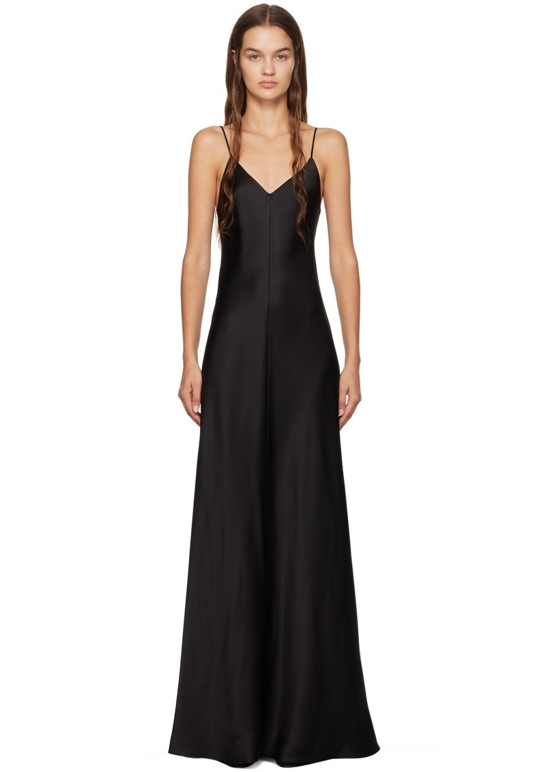 The Row Black Guinevere Maxi Dress