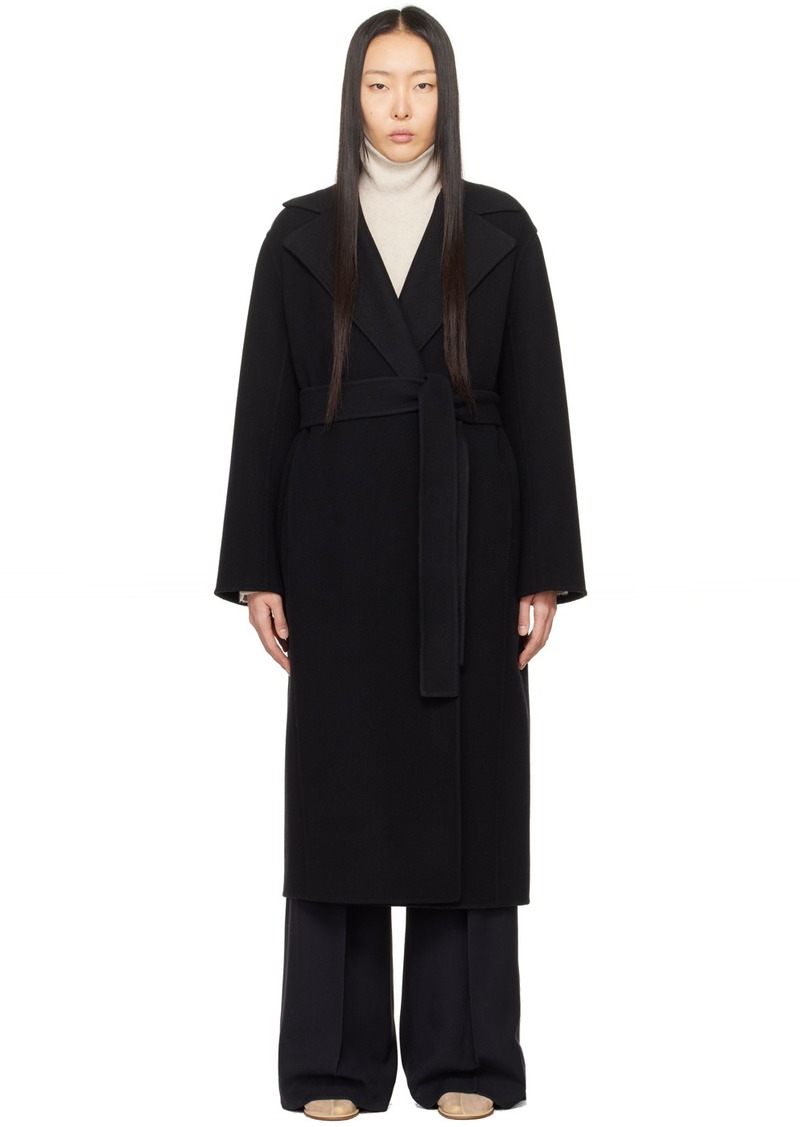 The Row Black Malika Coat