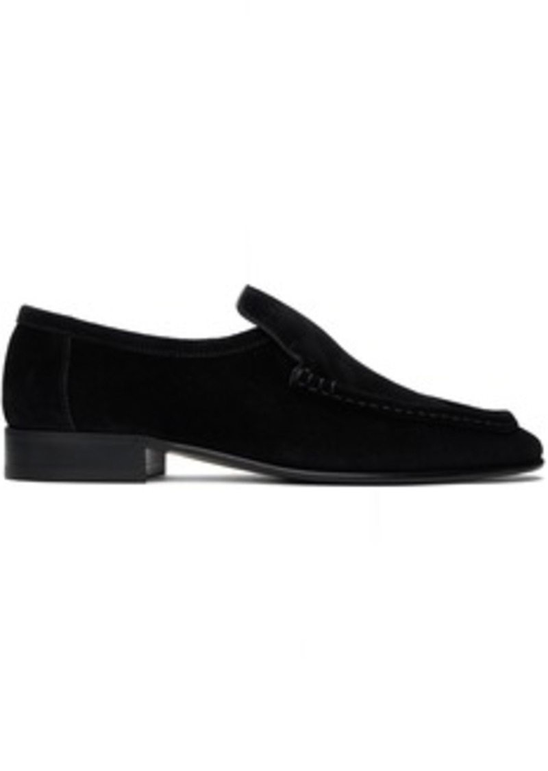 The Row Black New Soft Loafers