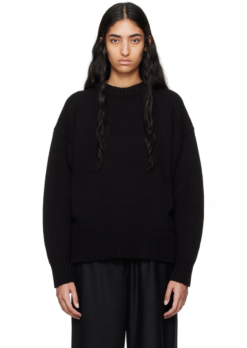 The Row Black Ophelia Sweater