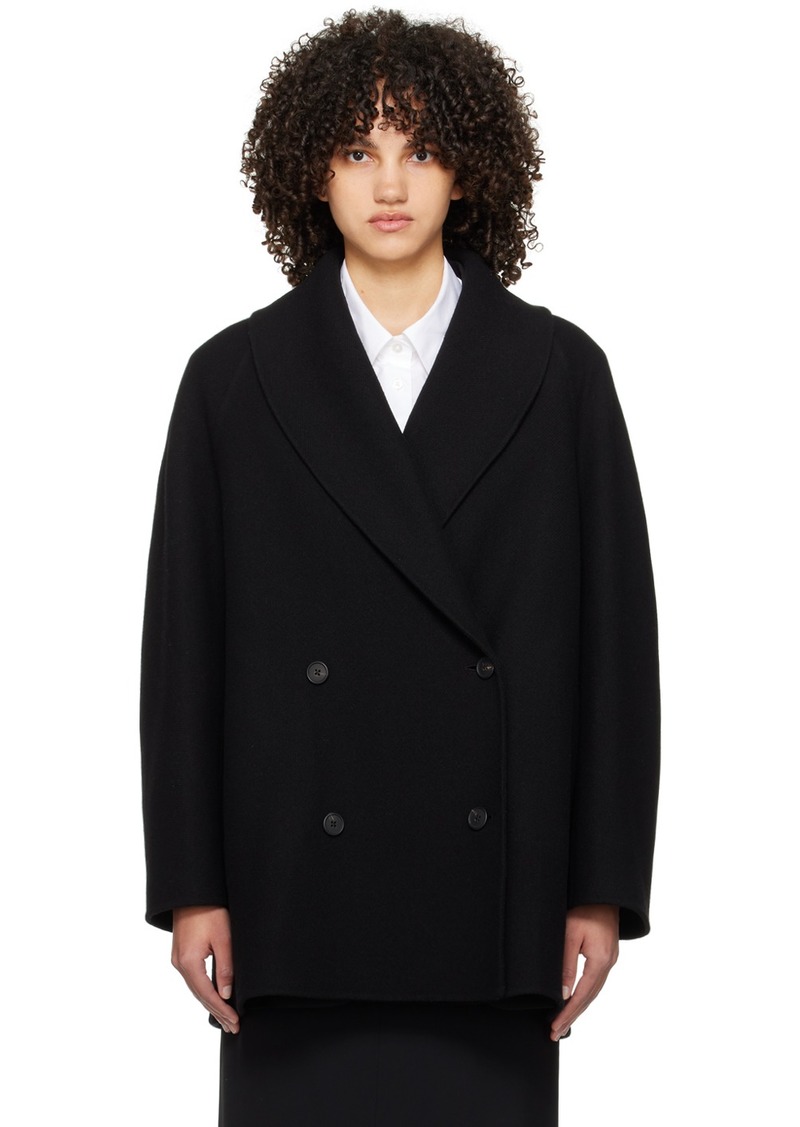 The Row Black Polli Coat