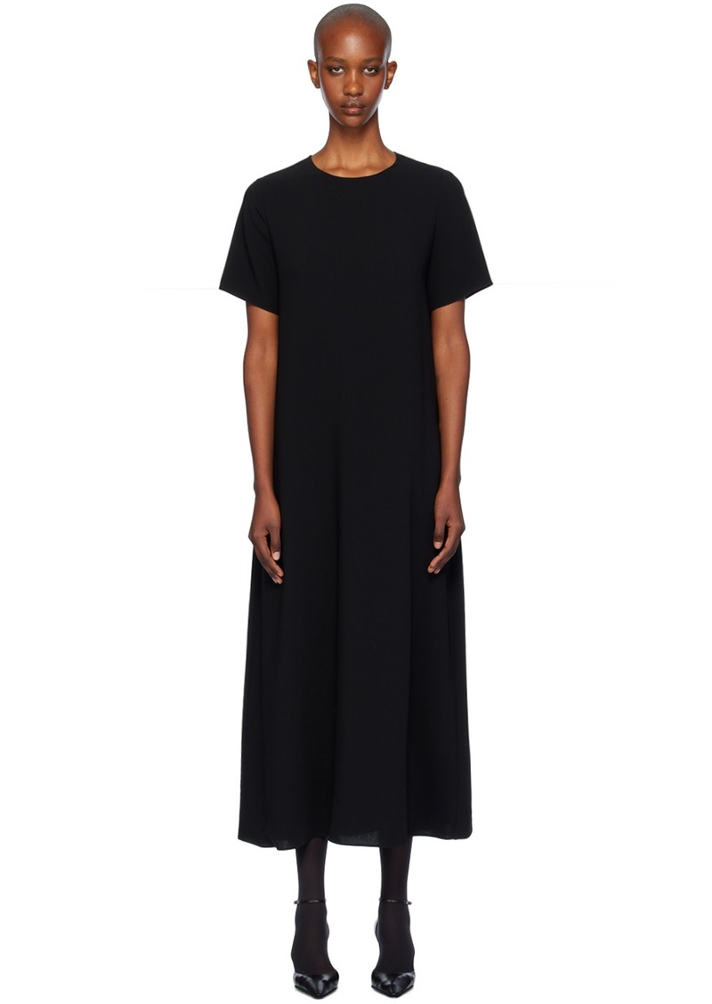 The Row Black Robi Maxi Dress