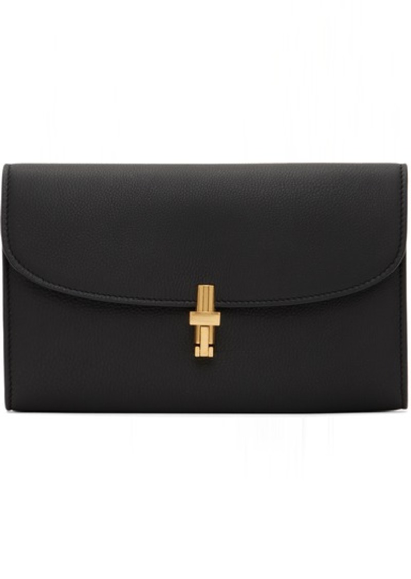 The Row Black Sofia Continental Wallet