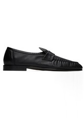 The Row Black Soft Loafers