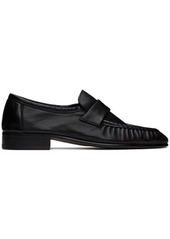 The Row Black Soft Loafers