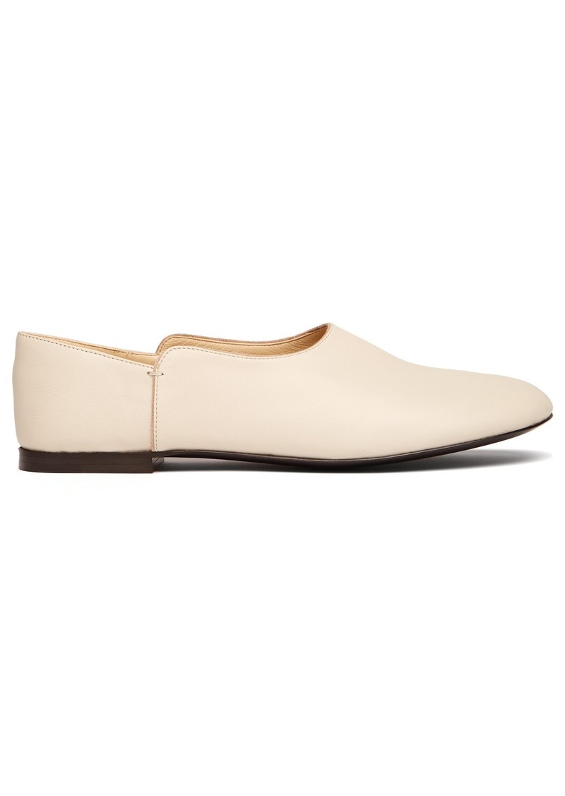 the row boheme leather loafers