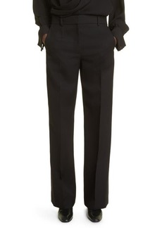 The Row Bremy Straight Leg Wool Trousers