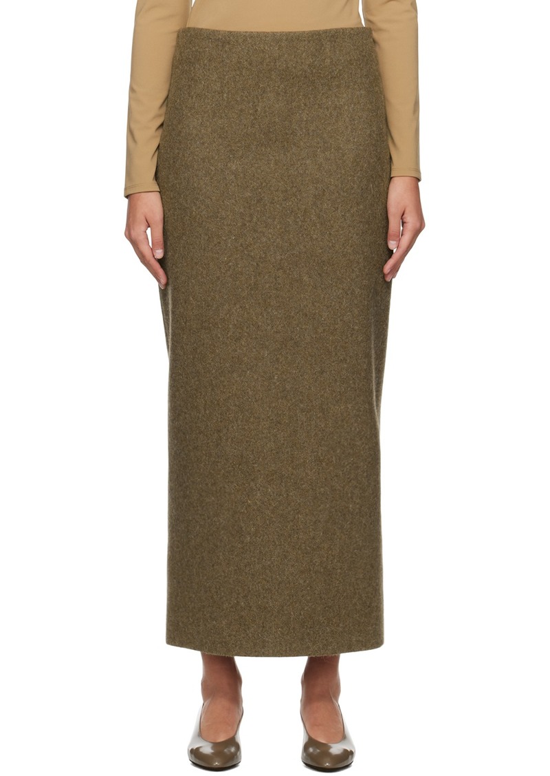 The Row Brown Bartelle Maxi Skirt