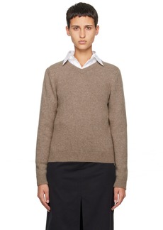 The Row Brown Enrica Sweater