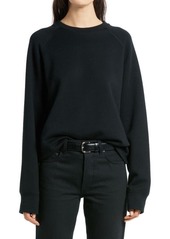 The Row Cabala Cashmere Blend Sweatshirt in Black at Nordstrom