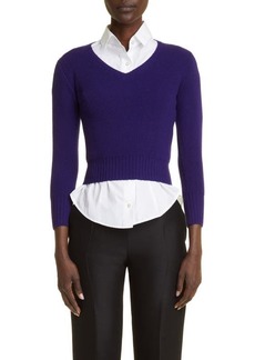 The Row Cael Cashmere Blend Sweater