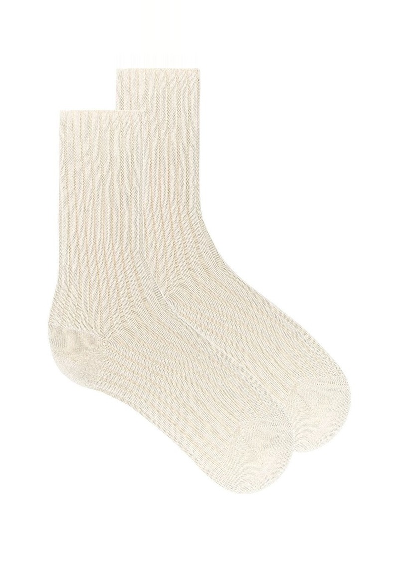 The Row Calf Cashmere Sock