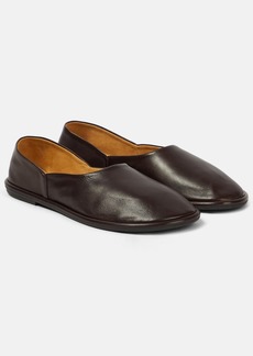 The Row Canal leather flats