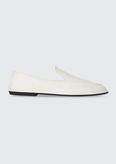 THE ROW Canal Leather Slip-On Loafers