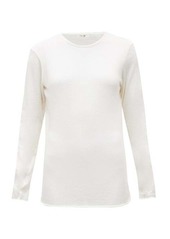 The Row Carlisa rolled-edge cashmere sweater